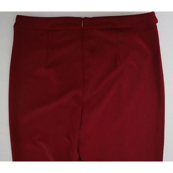 4SI3NNA BDSK4866 Women Sz S Burgundy Sheena High Rise Pants w/Cutouts/Slits $88 - Picture 8 of 11